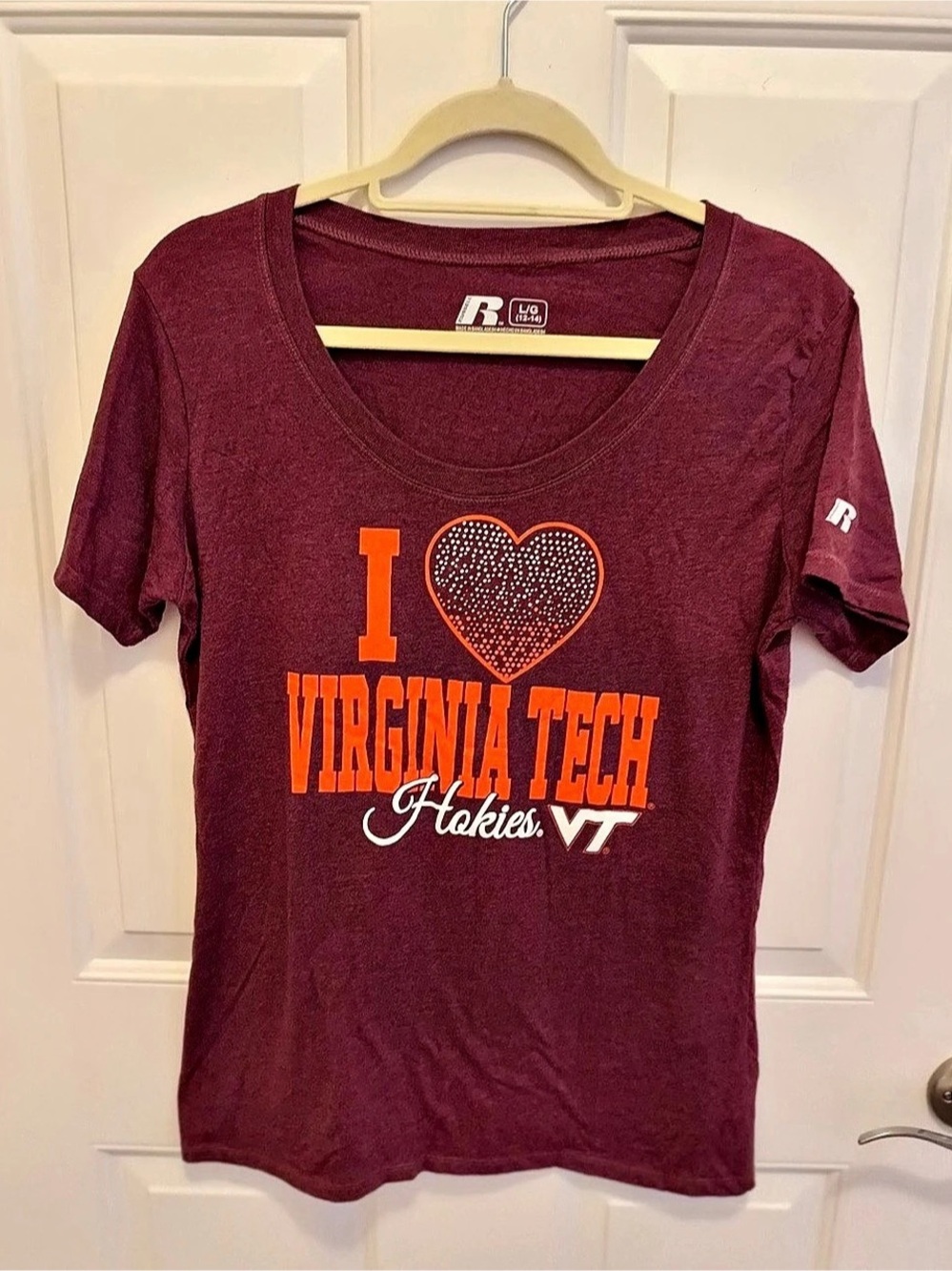 Virginia Tech Graphic Tee Size Large